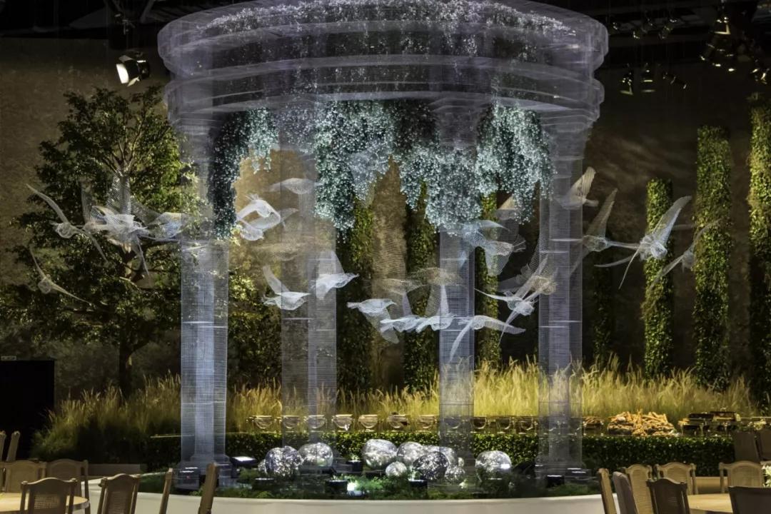 这才是婚礼真正应该有的样子,前院办婚礼后院摆酒席