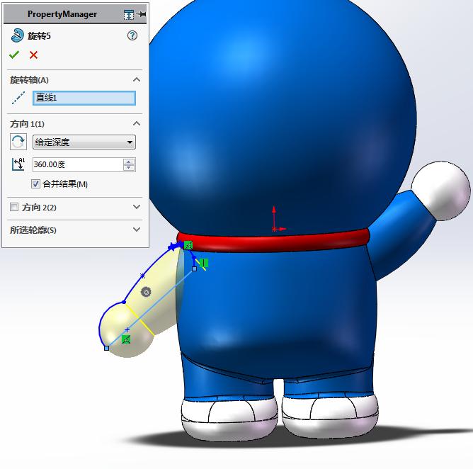 哆啦a梦3d建模教程solidworks,3d建模制作哆啦a梦地图