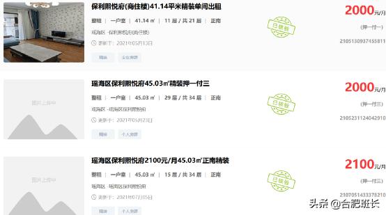 合肥房价每个区是多少,合肥出租房价格是多少钱一个月