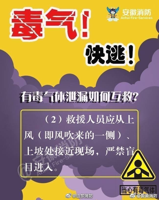 碰到毒气的时候怎么逃,遇到毒气泄漏时应该如何撤离现场