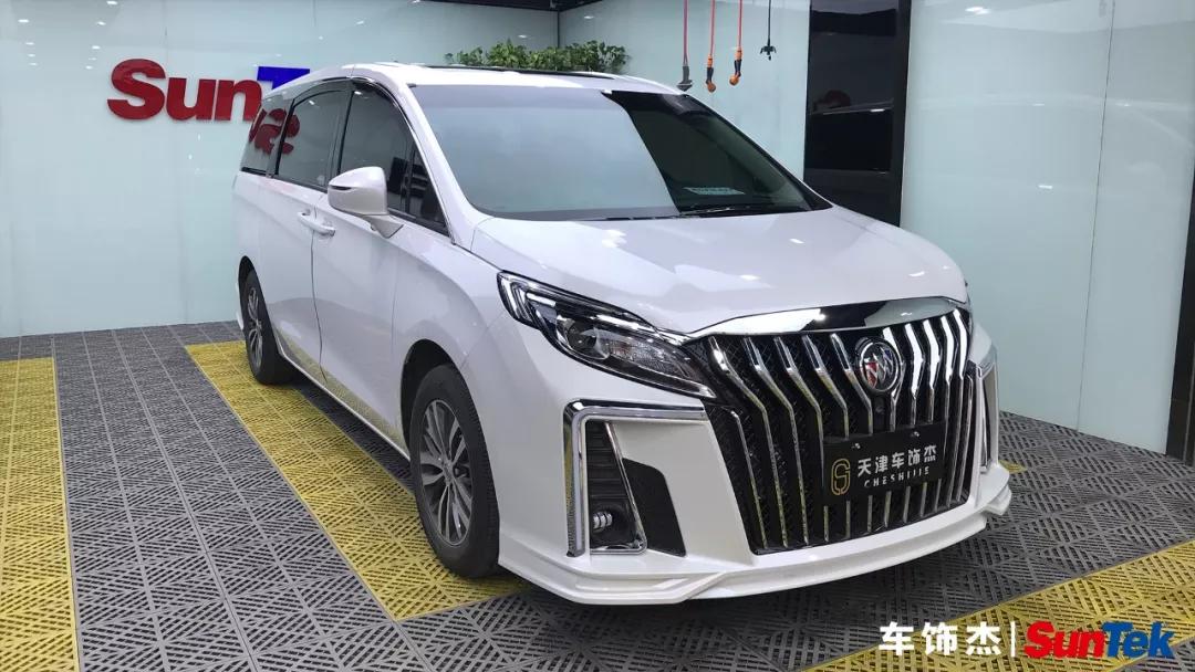 SunTek隔热膜施工案例-别克GL8专业汽车贴膜