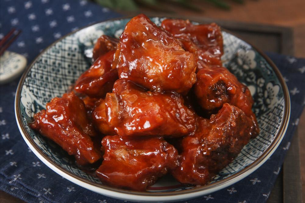 排骨糖醋懒人,不油炸的糖醋排骨做法