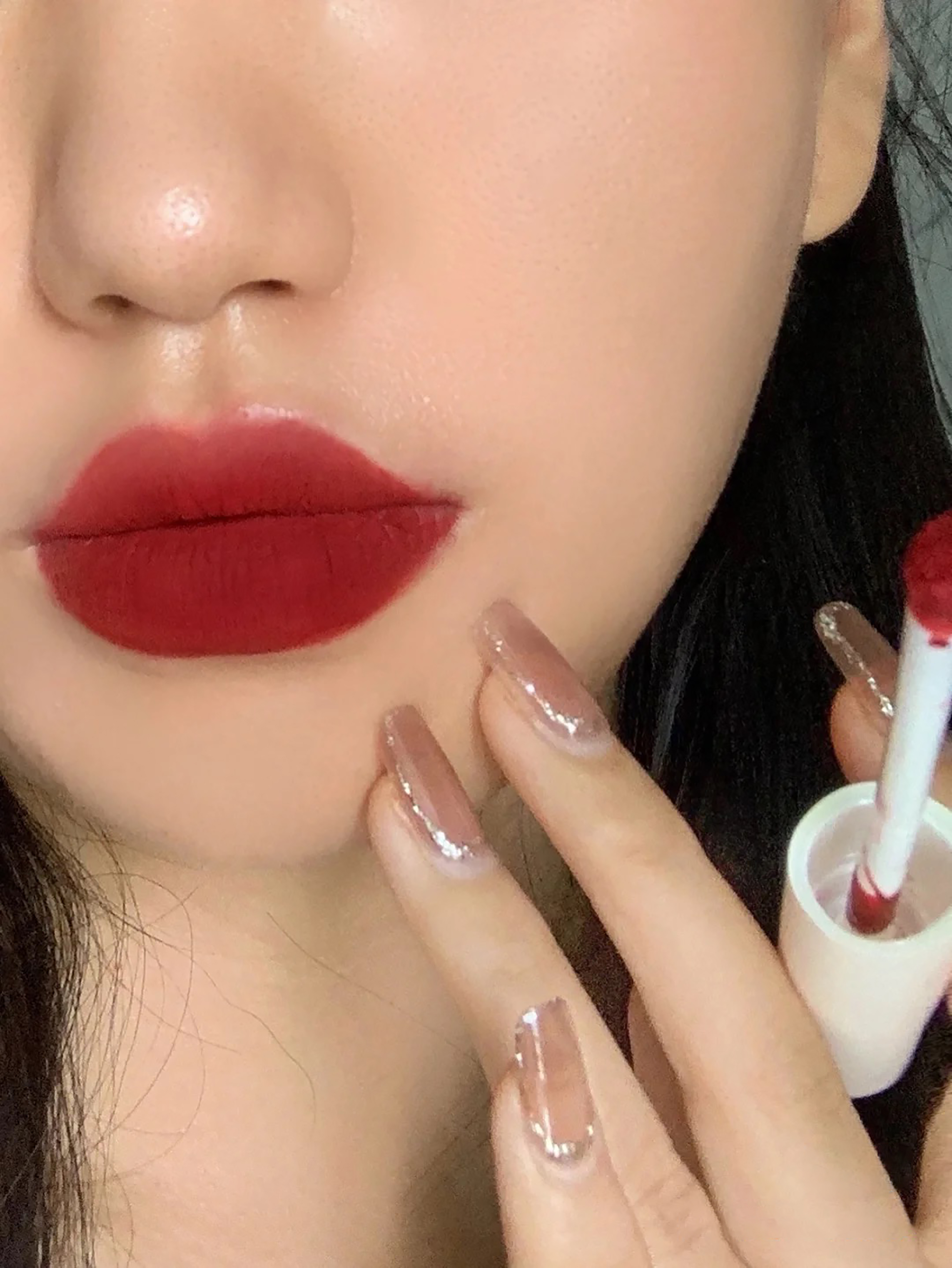 合照专属口红色,合照上镜口红