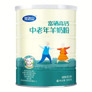 完达山罐装高钙中老年羊奶粉,完达山富硒中老年羊奶粉怎么样