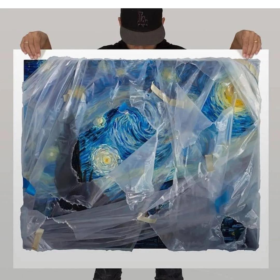 “塑料”艺术家“盗版”世界名画，明明是高仿之作，却人人称妙？