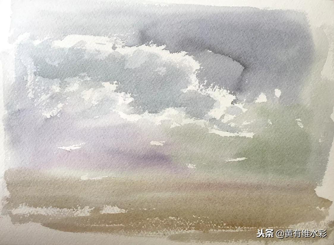 零基础学油画怎么画云,画云100种画法