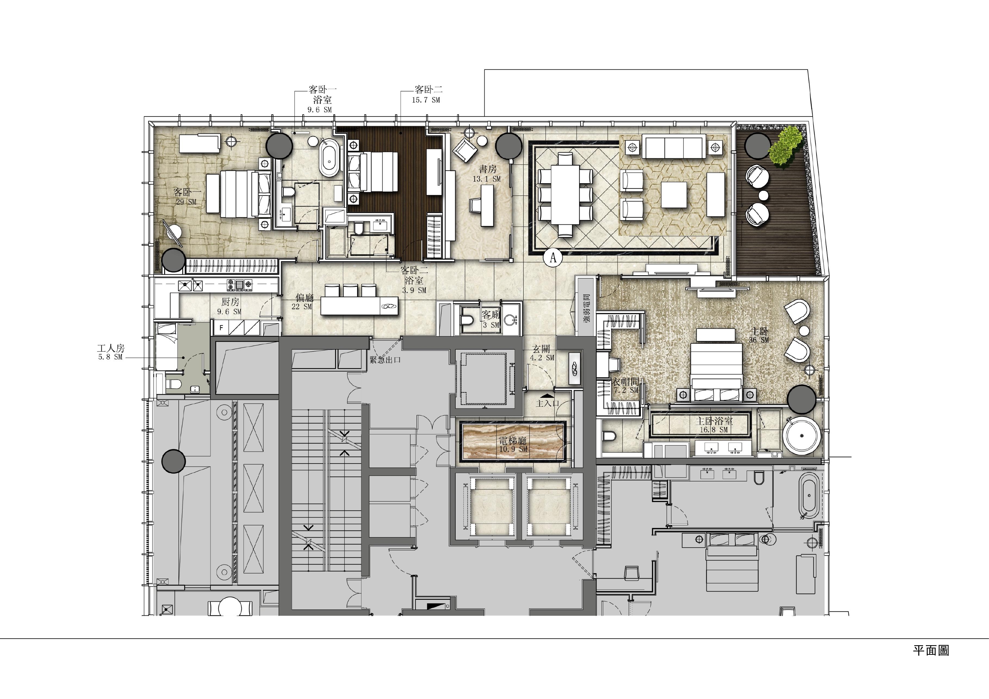 室内设计优秀平面方案,室内设计100个创意平面布置图