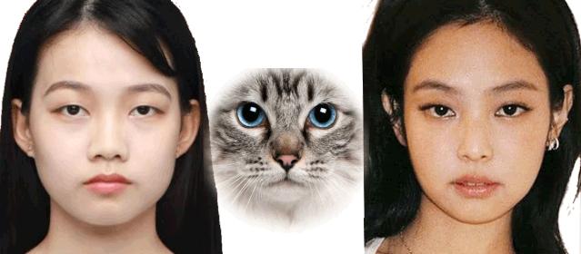 素人改造无眉毛烟熏妆,素人改造化妆遮颧骨