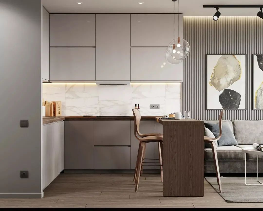 l型厨房装修尺寸一览表,l型厨房吊柜装修效果图