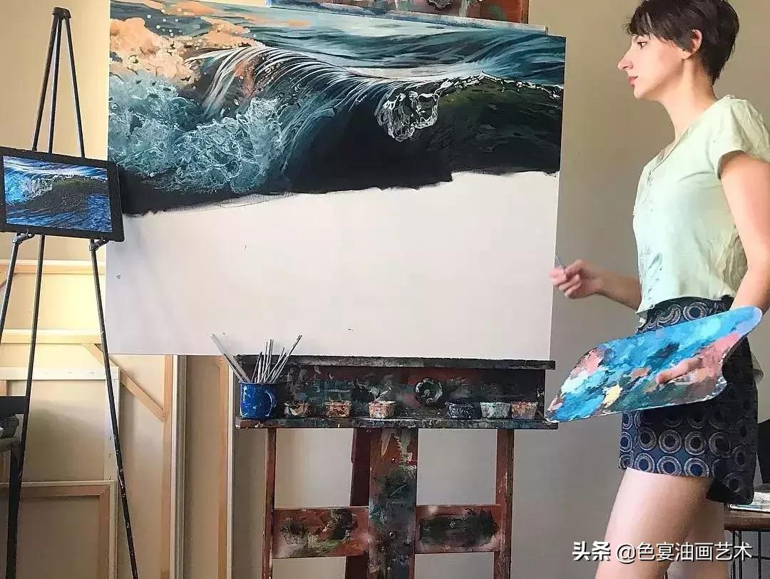 用最简单的画笔，画出绝美的大海