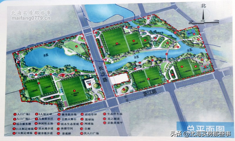 北海30年来城市的变化对比图,北海城市更新
