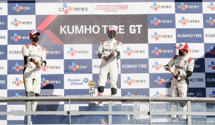 速赫锐驰2021赛季揭幕，锦湖轮胎翼驰达赛车队出场