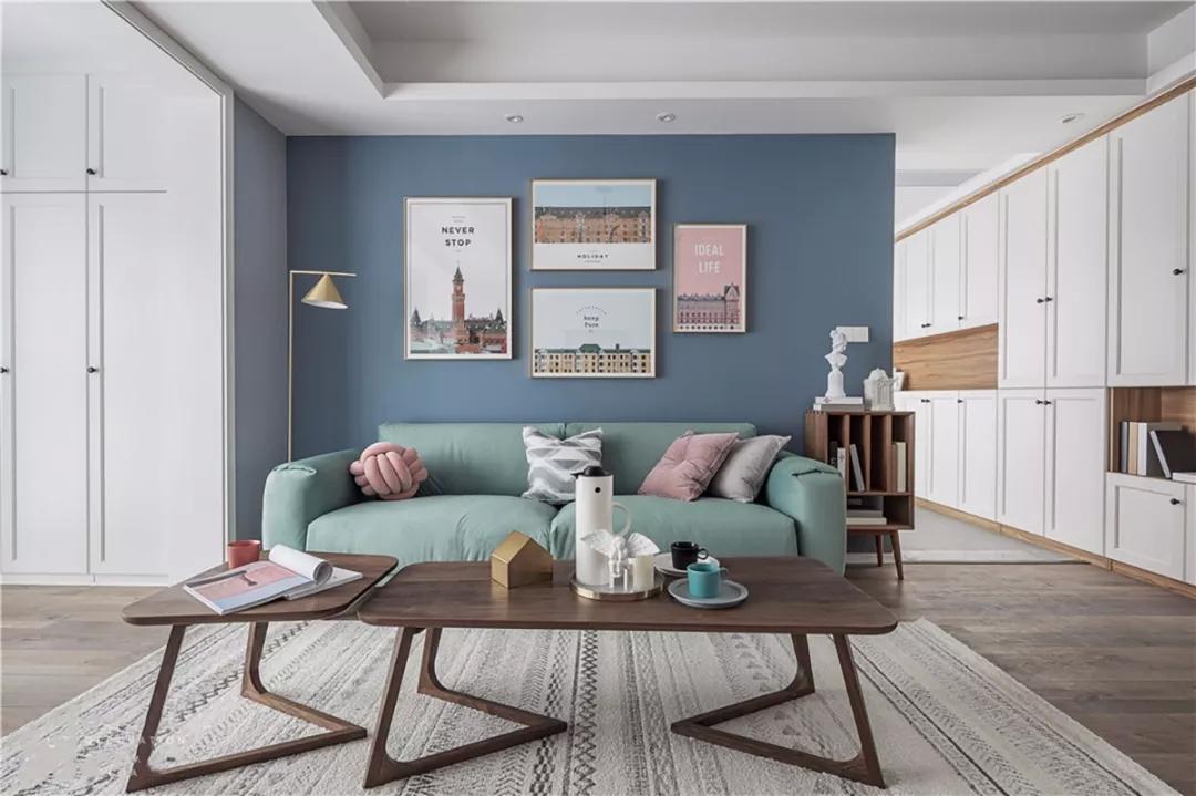 拜托!别再涂白墙了,先看看蓝色调的颜值再决定