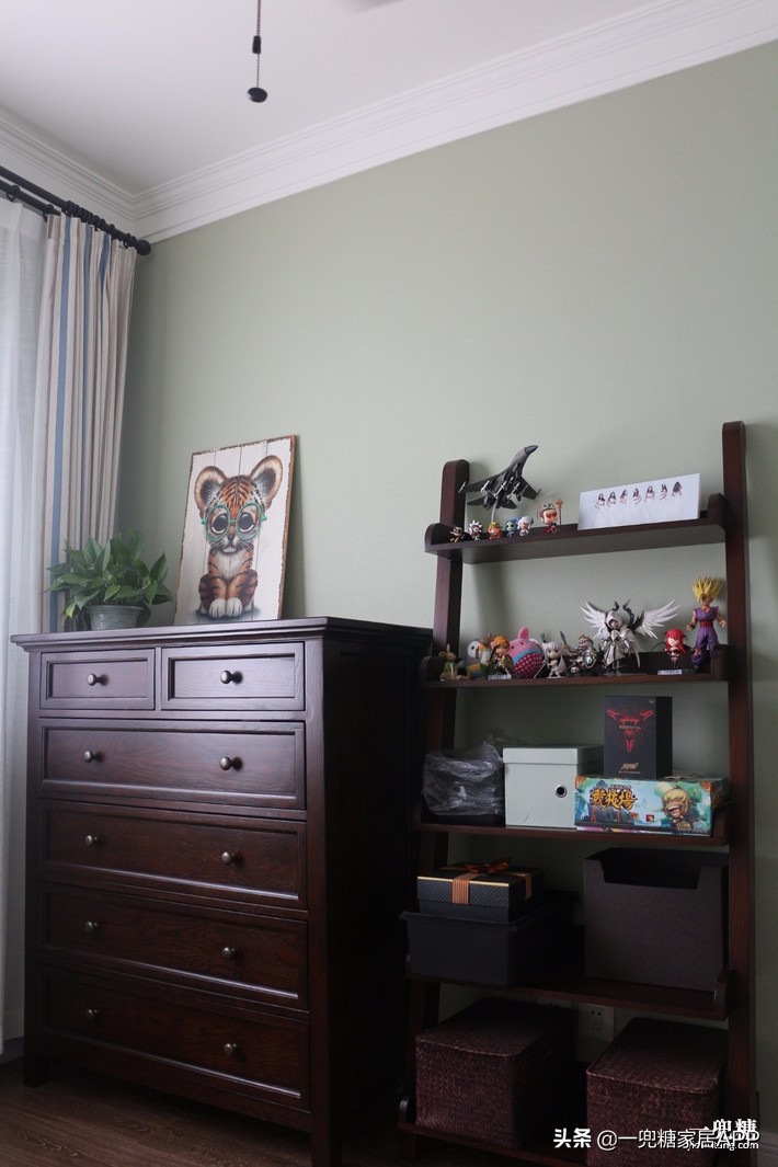 美式玄关背景墙,美式复古风格入户玄关迎门墙