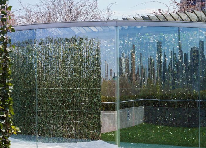 防火玻璃出现哈哈镜效果原因,哈哈镜怎么做成的