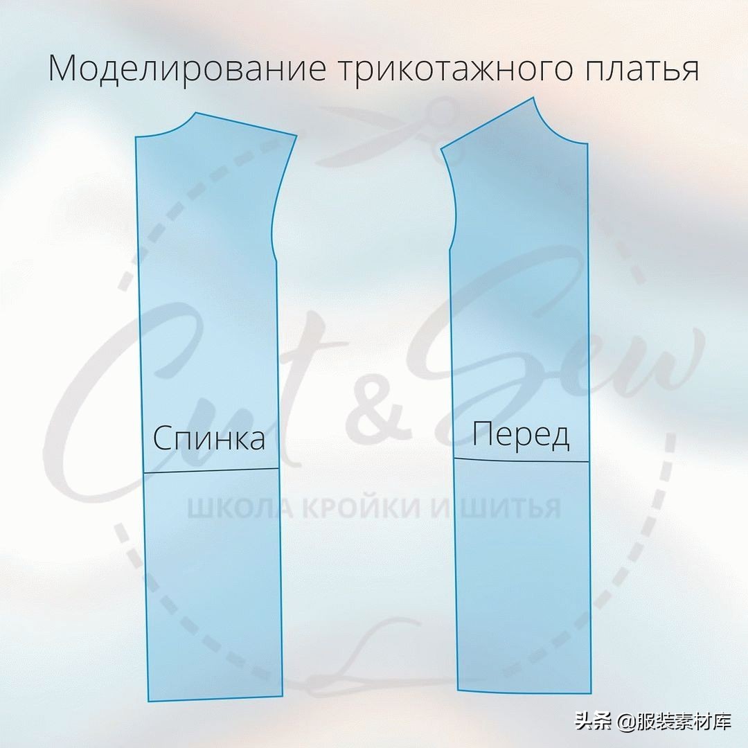 超简单的款式图,时尚法式图纸