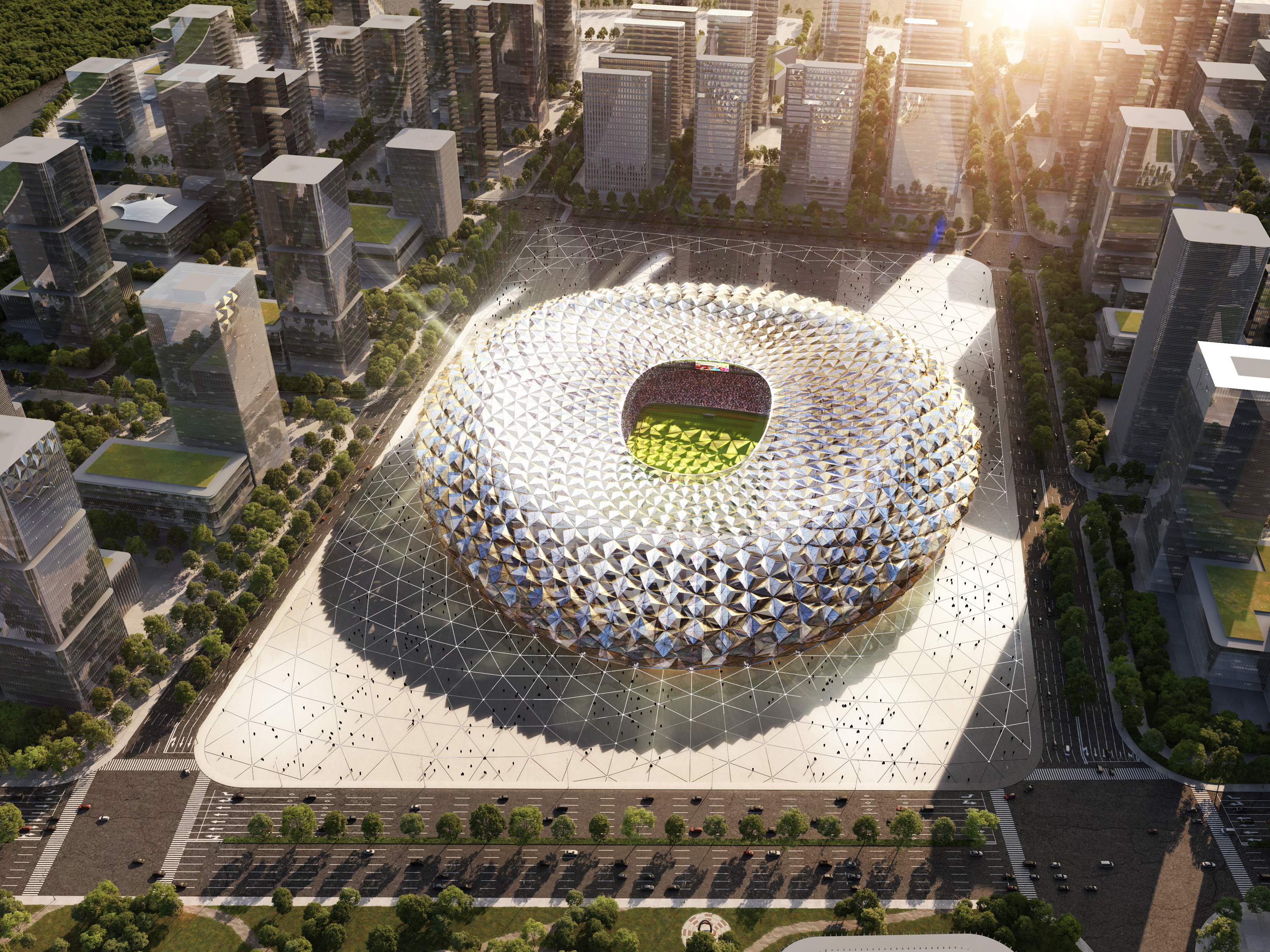 广州恒大球场设计方案正式出炉,恒大打造最顶级球场