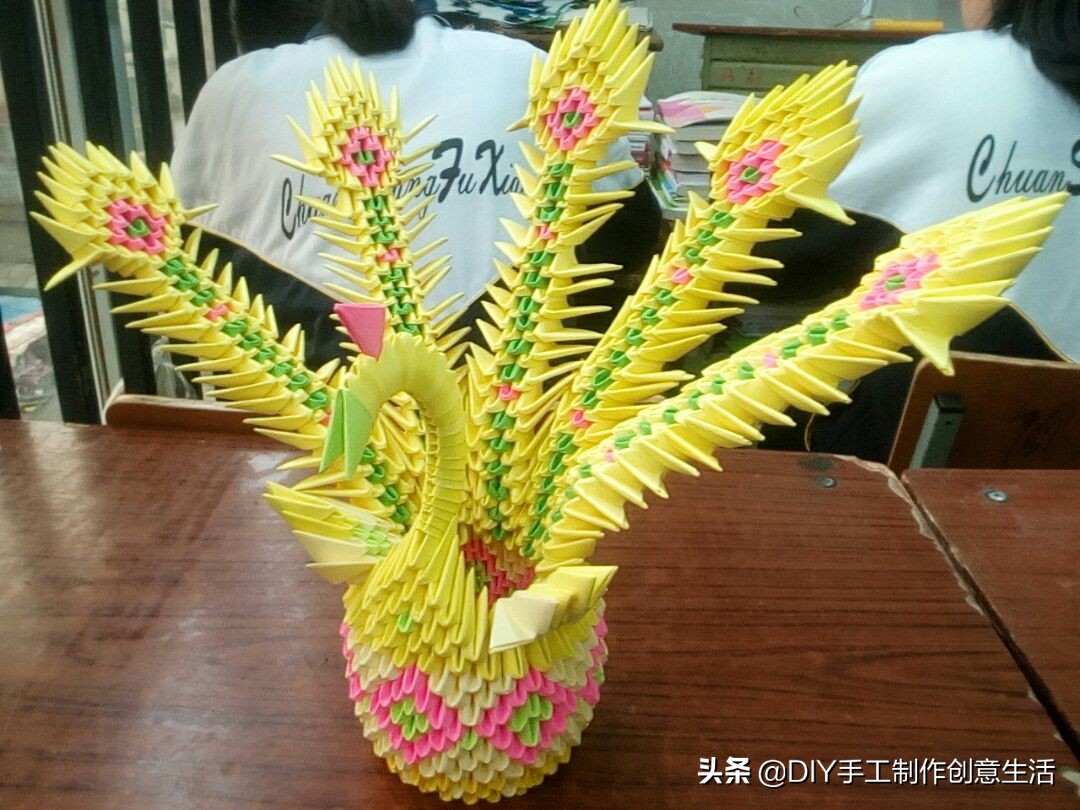 超简单的三角插教程,三角插孔雀开屏全图解详细步骤