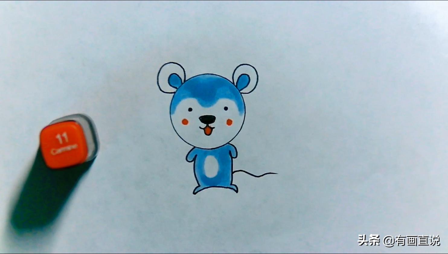 儿童画画教程3-6岁简笔画小公主,7-10岁儿童画画hellokitty简笔画