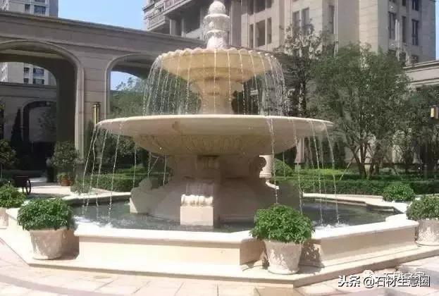 最漂亮的喷泉石雕,精品石雕喷泉花钵设计