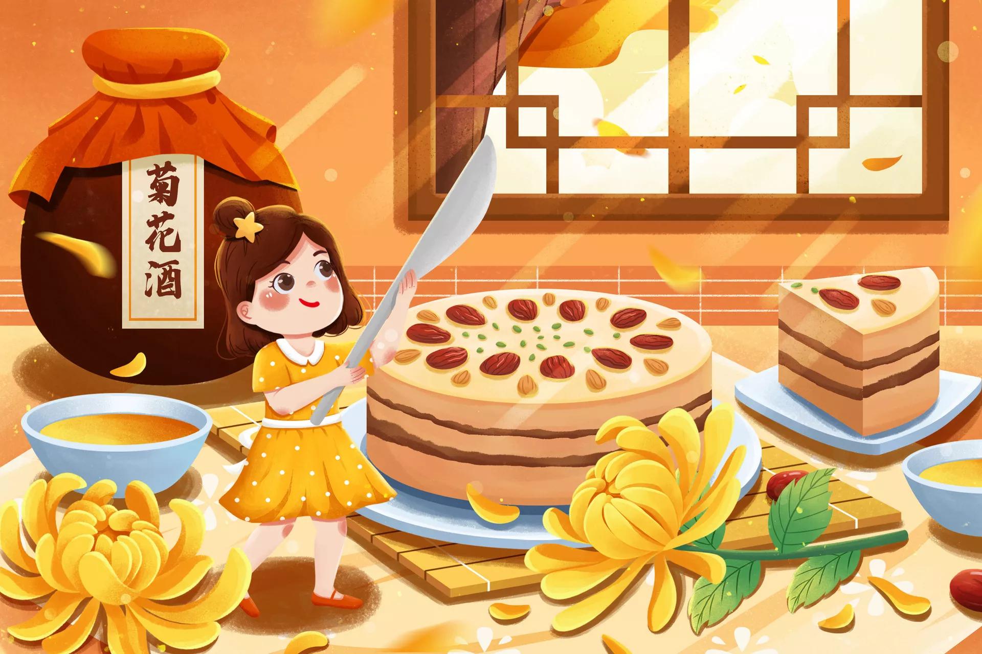 重阳糕制作过程文字,重阳节手工花糕制作方法