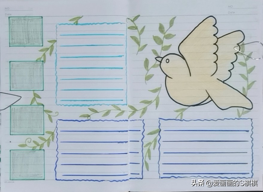 50张万能手抄报模板合集,我的寒假生活手抄报简易版2022