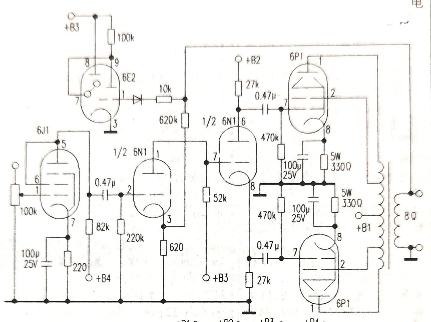 6p1胆机制作教程,6p1推挽胆机配什么音响