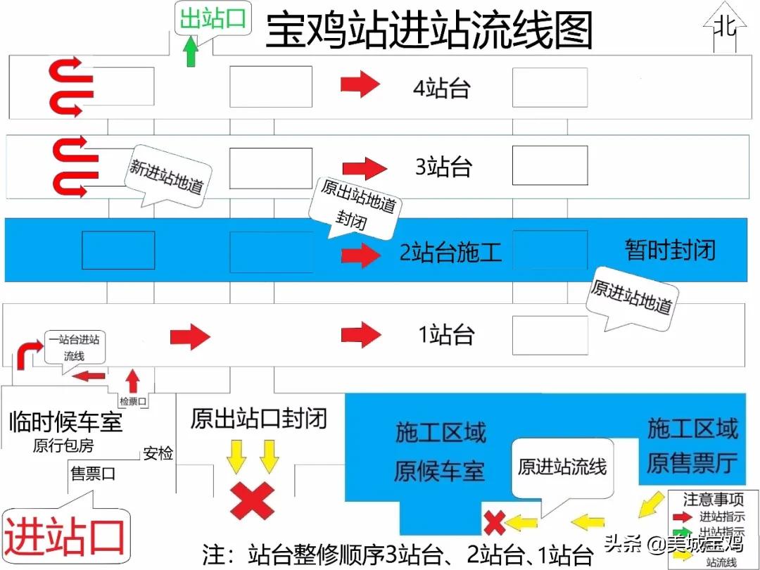 宝鸡火车站改造完成航拍,宝鸡火车站内部改造效果图