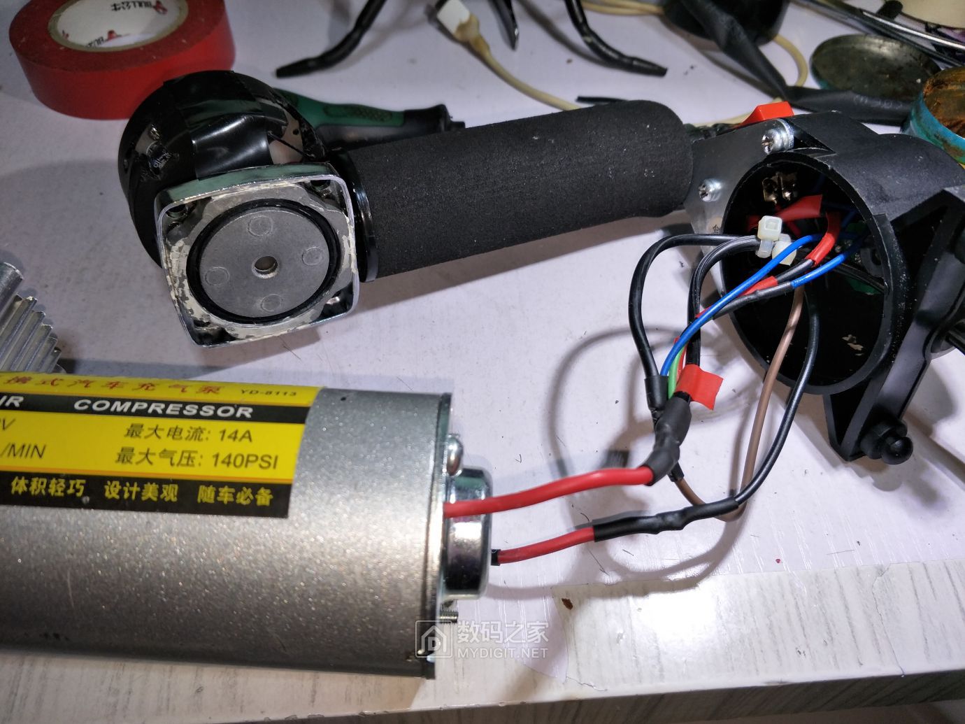 尤利特车载充气泵拆解视频,拆解尤利特