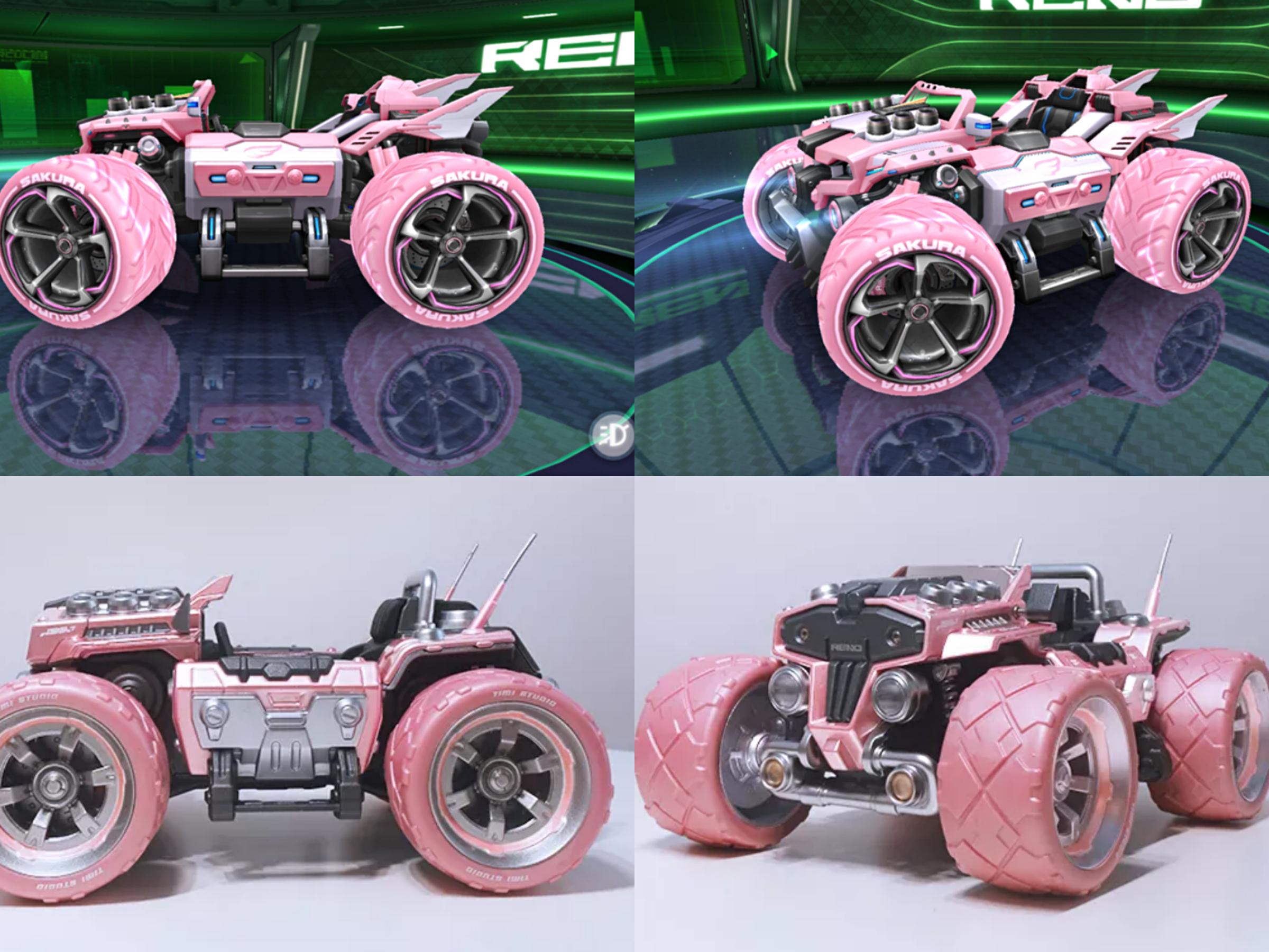 qq飞车手游车模型大全,qq飞车手游雷诺原车返场