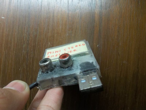 USB供电音频一体小音箱,自己制作迷你音频放大器