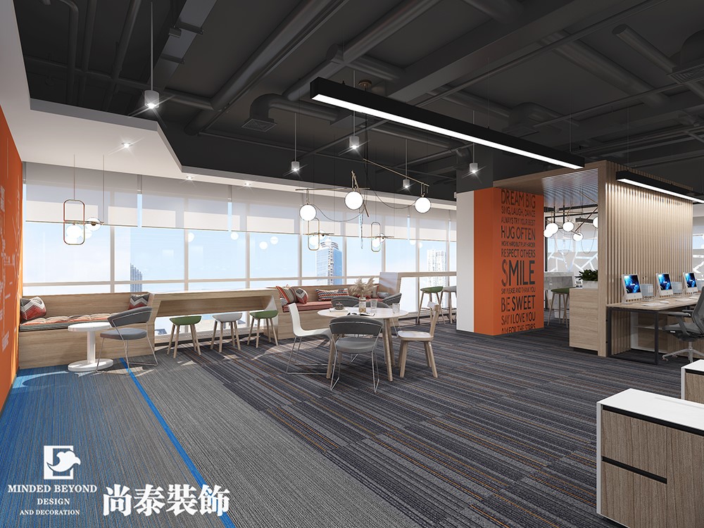 1200㎡办公设计｜当科技充满亲和力，会带来怎样的视觉冲击？