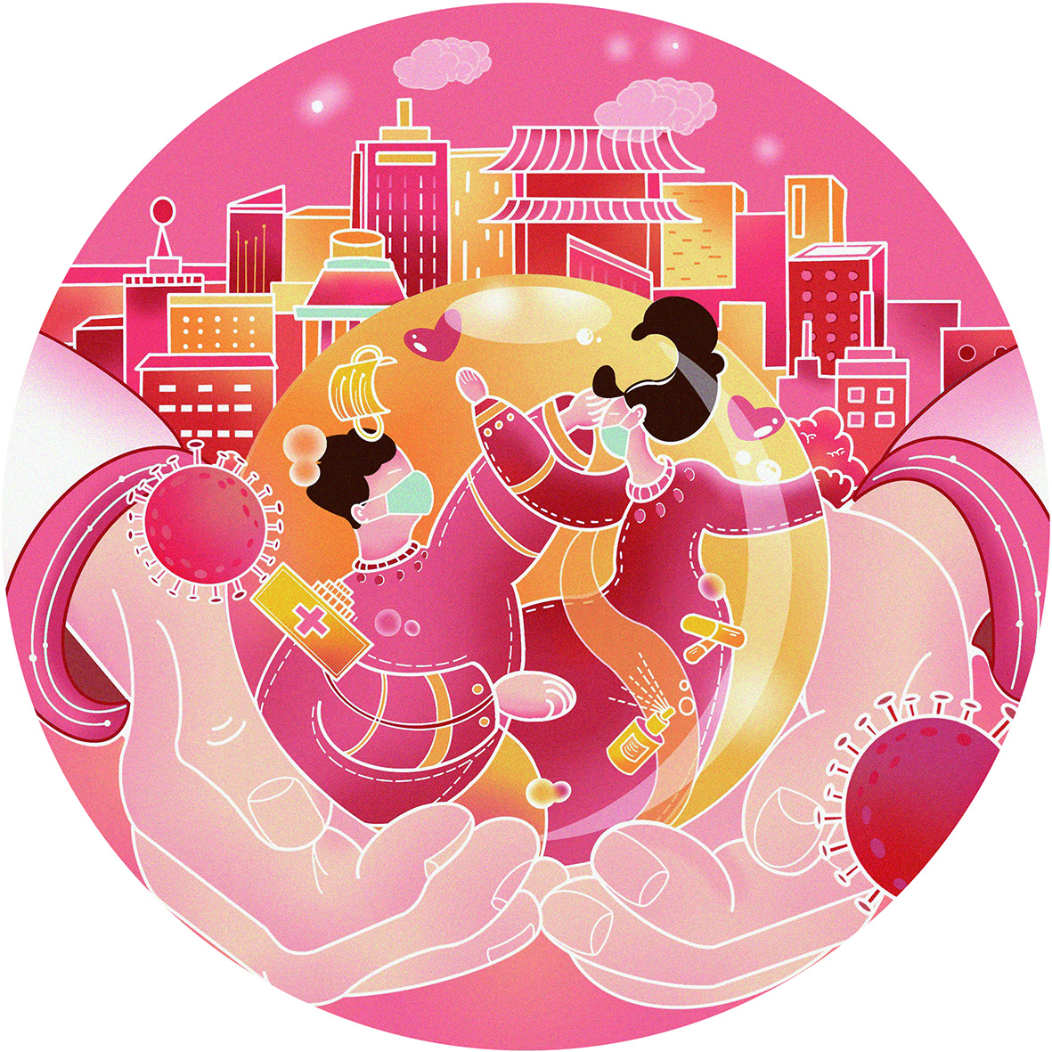 壹葉堂公益创作营:致敬平凡英雄「纪念款手表」表盘插图设计方案正式发布