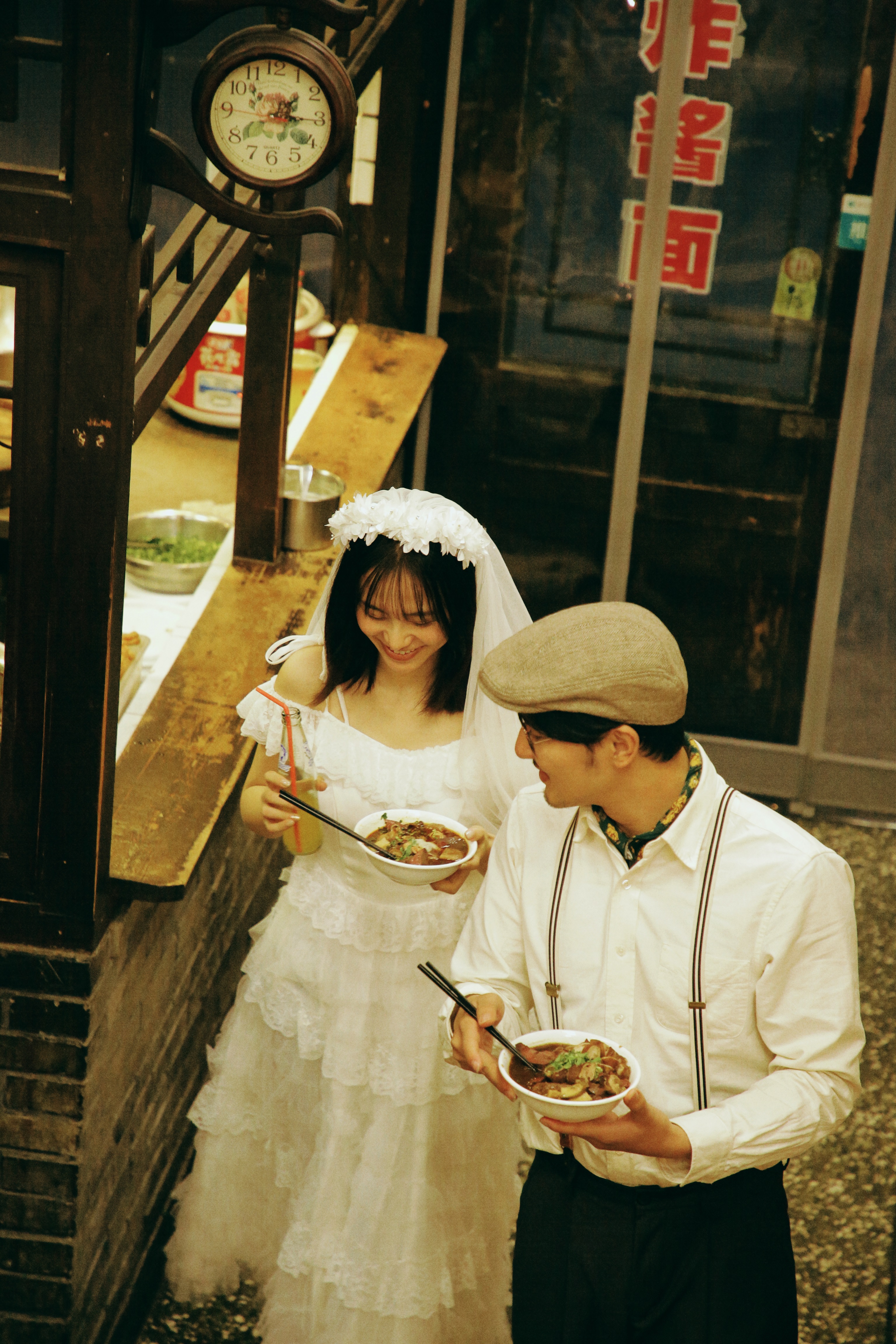 北京婚纱照怀旧,北京婚纱照外景有古典特色