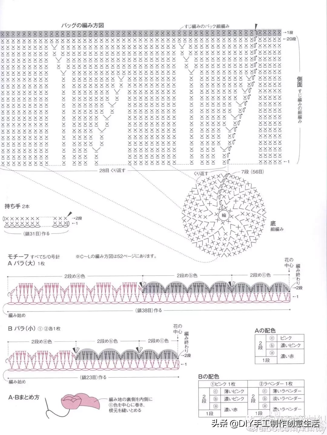 简单易学的编织包包教程,教程手工编织包包夏天大容量