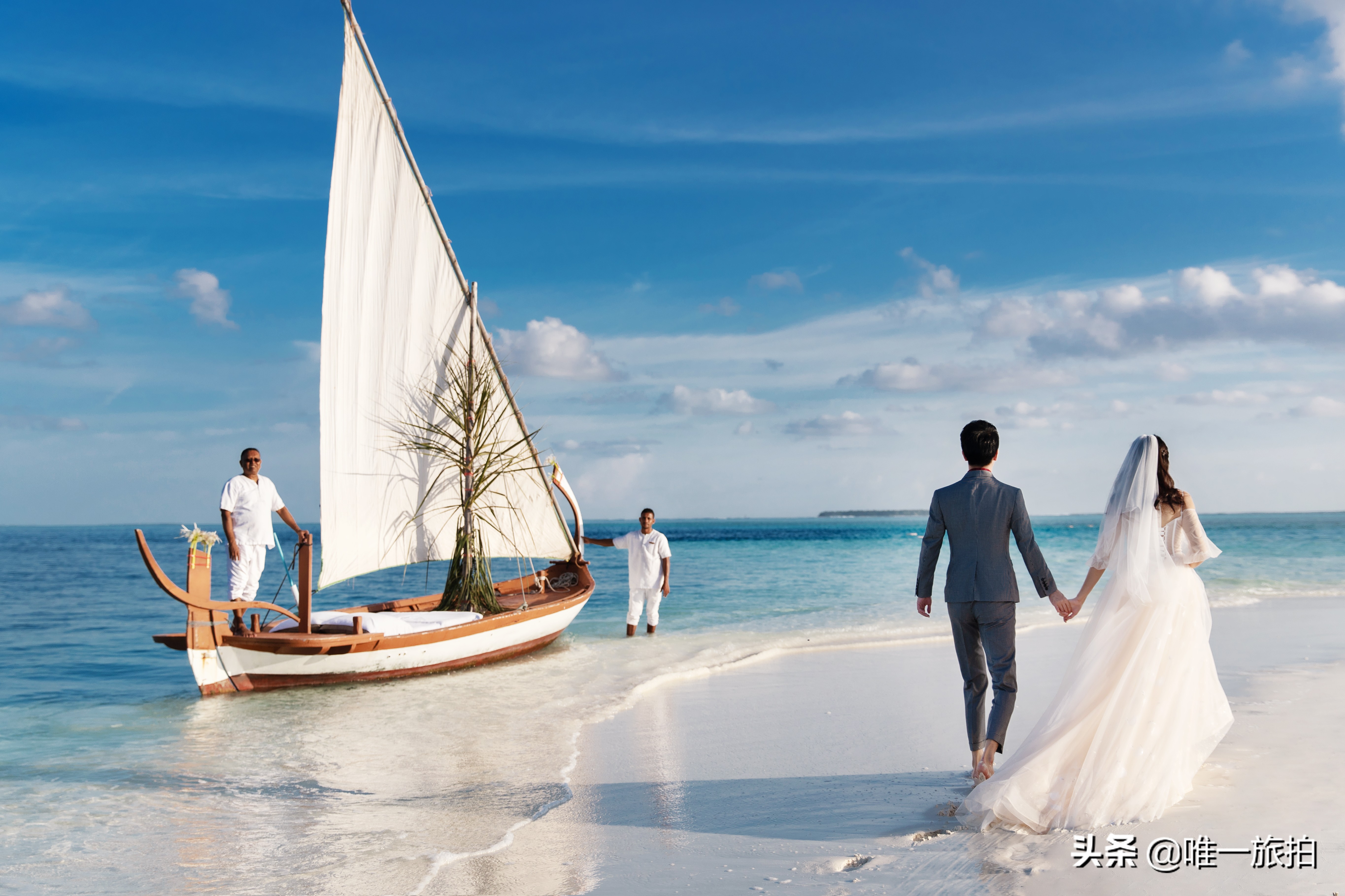 都听若风的，唯一旅拍的马尔代夫之行才叫甜翻天，这事不用讨论