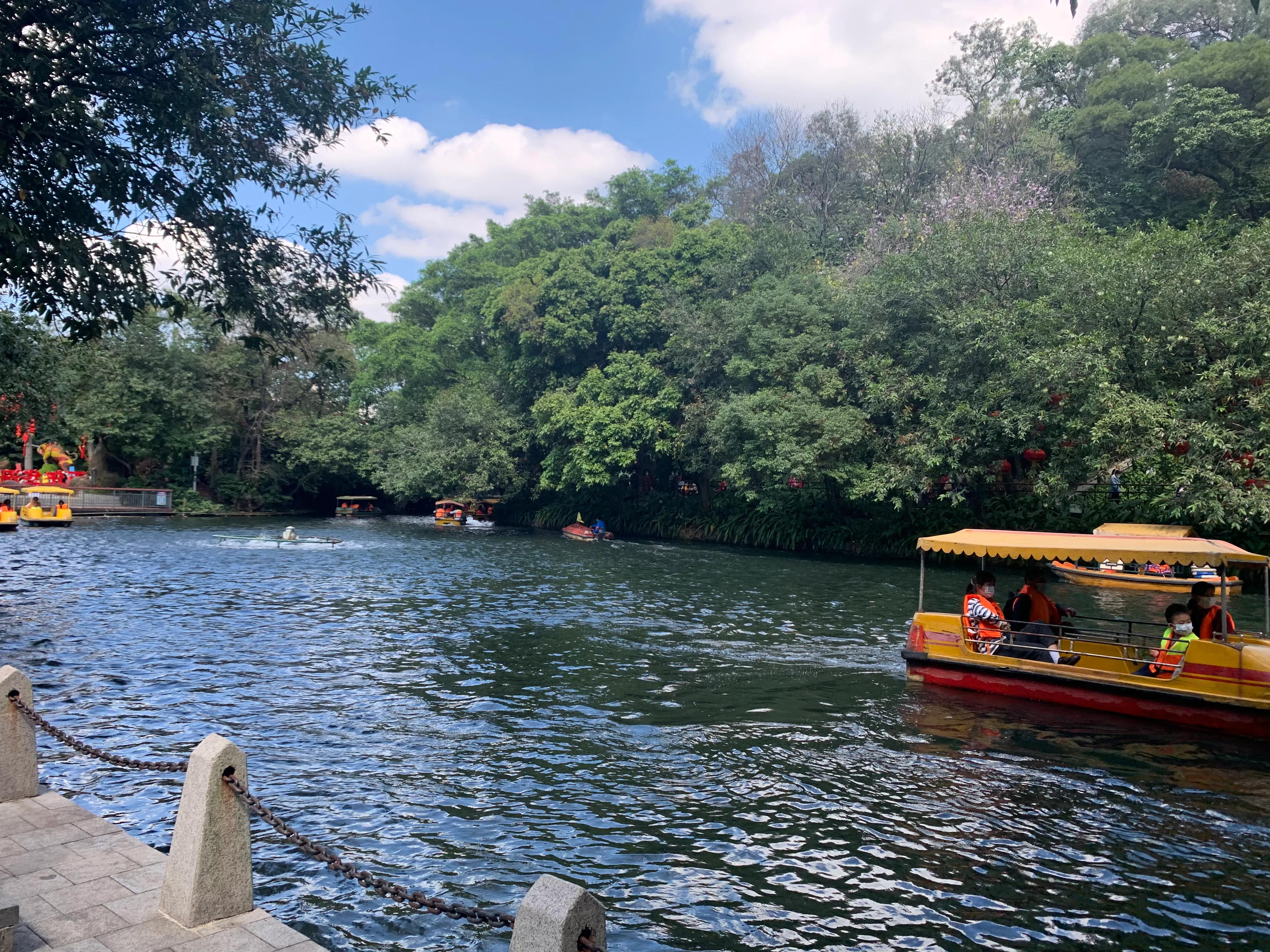 春节期间的越秀公园,越秀区元旦游玩