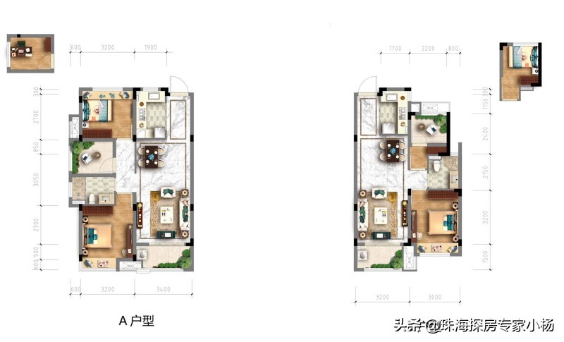 北站宝龙城｜王炸选手入场！66-82²山海全能小珑寓，百变空间