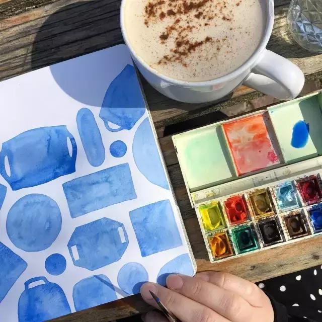 手残党零基础画,纹理画教程初学者