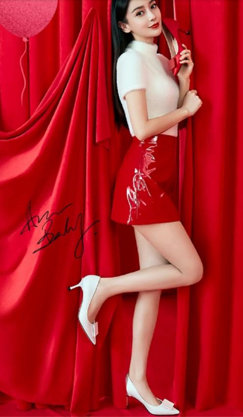 baby造型好有少女感,baby最新造型白纱裙