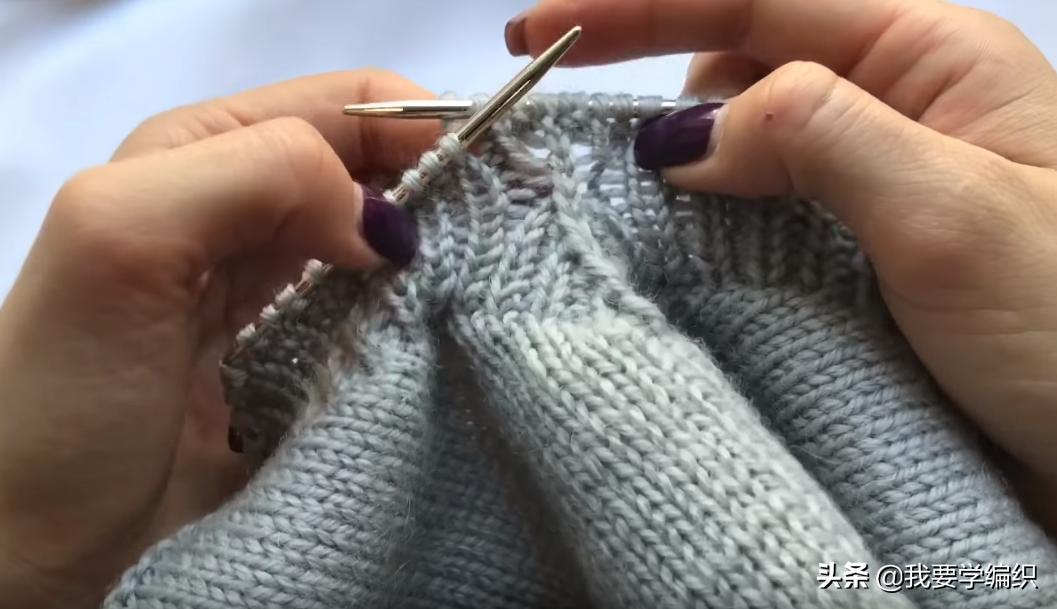 v领挑边怎么织,织毛衣织螺纹哪一个好看