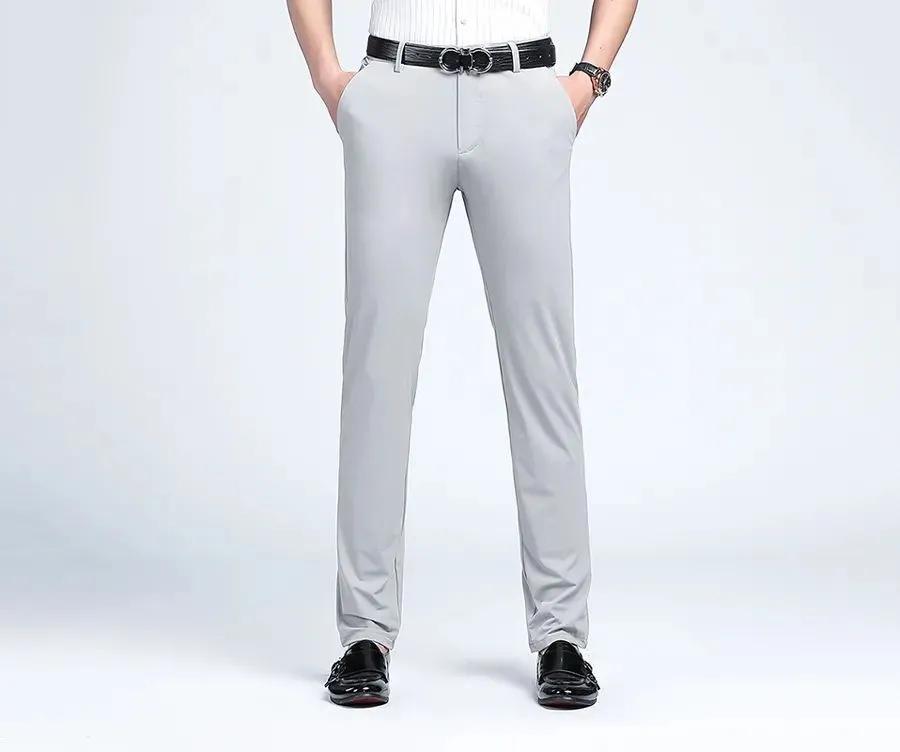 冰丝裤日常休闲男西裤,男生夏季冰丝垂感西裤推荐