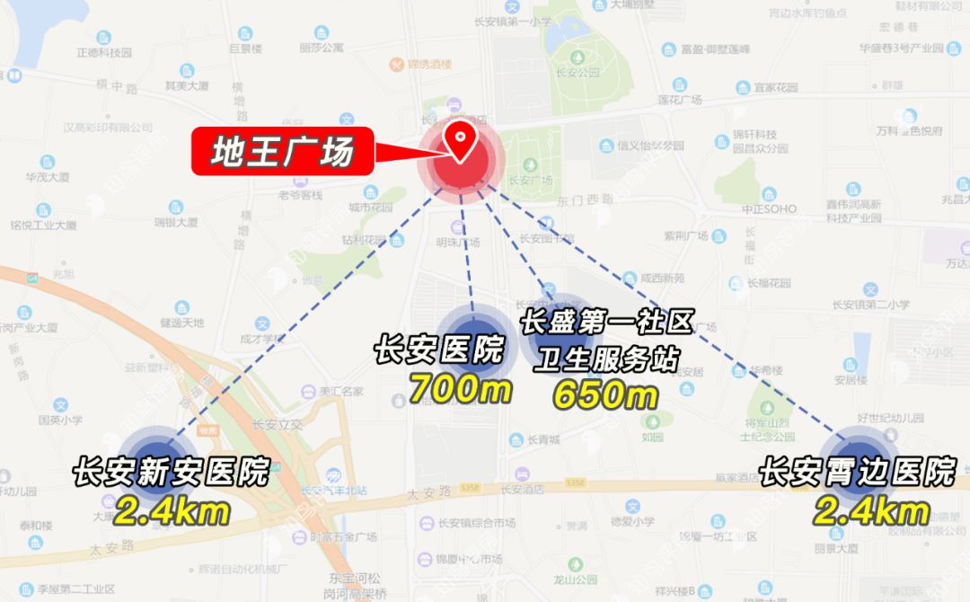 长安地王广场哪一年建成的,长安地王广场和万科广场