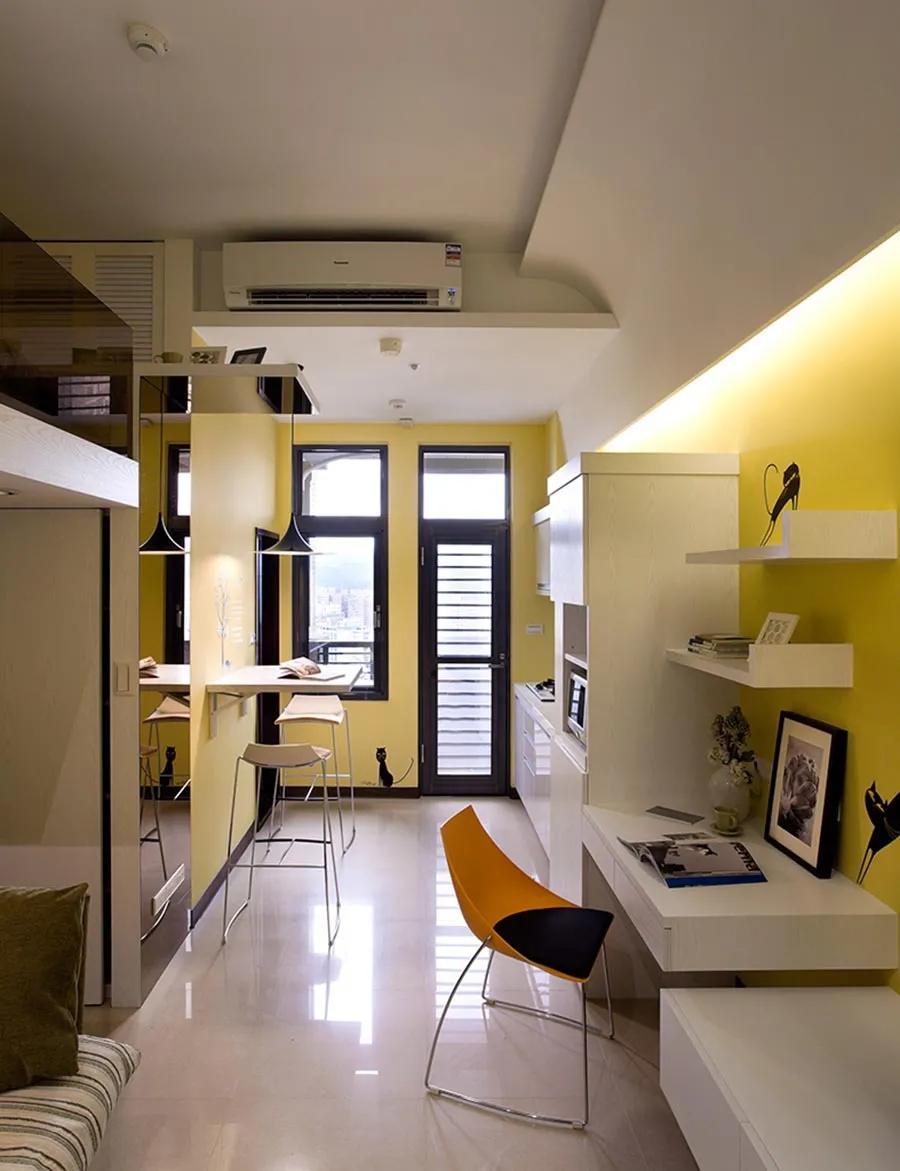 35平小户型一室改两室,23平米两层小户型改造