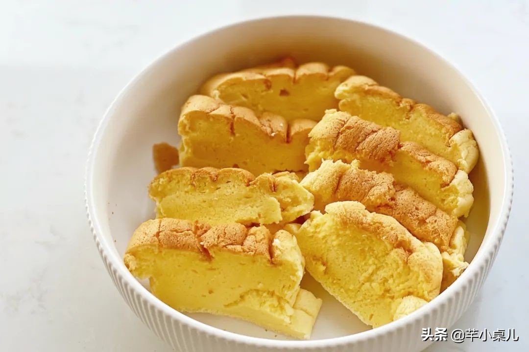 古早蛋糕慢速教程,八寸古早戚风蛋糕翻车