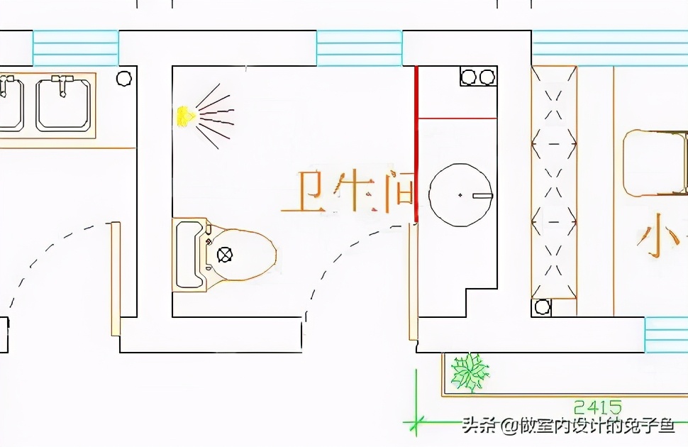 2.5平方小卫生间如何装修设计,怎样装修二楼卫生间