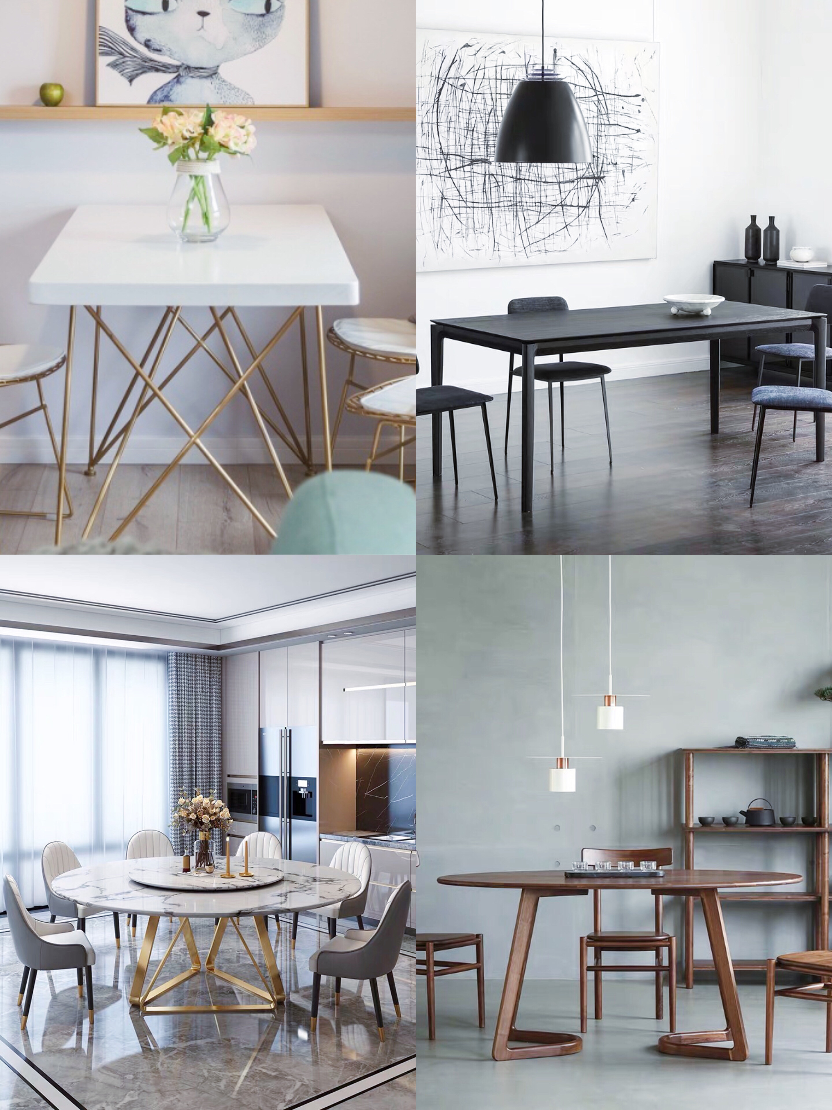 房子装修餐桌推荐,房子装轻奢风格买什么餐桌好看