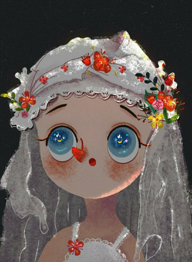美妙的童话插画：可爱的小公主，是怎么画出来的？你能告诉我吗