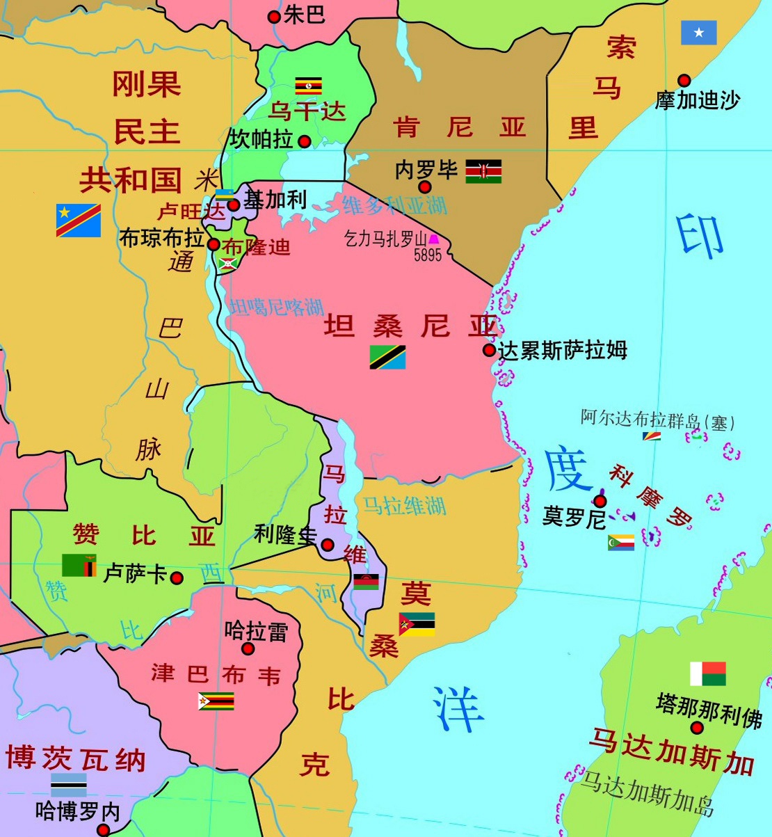 坦桑尼亚面积,坦桑尼亚面积相当于中国哪里