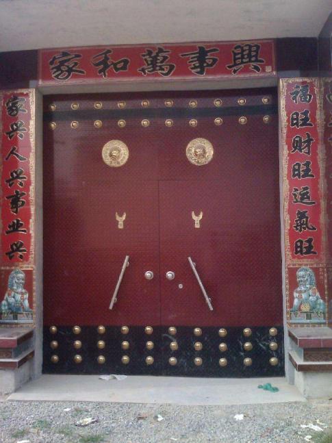 农村自建房大门尺寸最常见的,农村围墙大门最佳尺寸为3米88